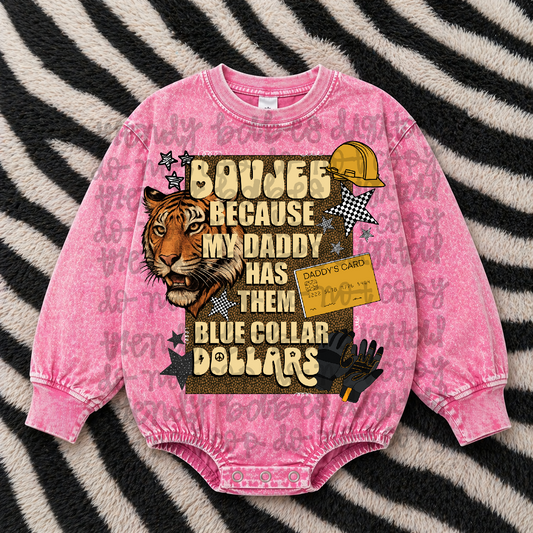 Boujee Because My Daddy Has Them Blue Collar Dollars PNG – Kids Digital Design